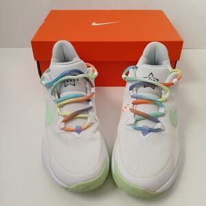 Nike Girls Star Runner 4 Next Nature SE Sneakers White Photon Dust Youth Size 7